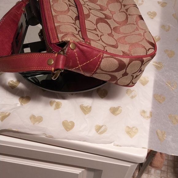 Vintage Coach Legacy Signature Leather and Suede Handbag - Picture 10 of 17